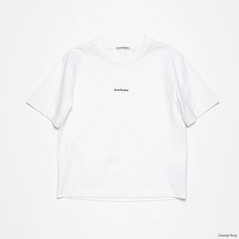 Acne Studios 2090-80 White Style Ac908042 Stockholm Logo T-Shirt Statement Graphic