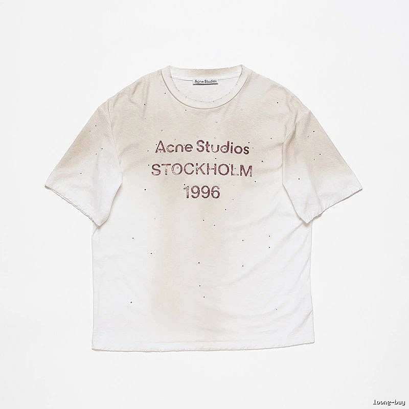 Acne Studios 2090-80 White Style Ac908056 Stockholm Logo T-Shirt Layered Outfit