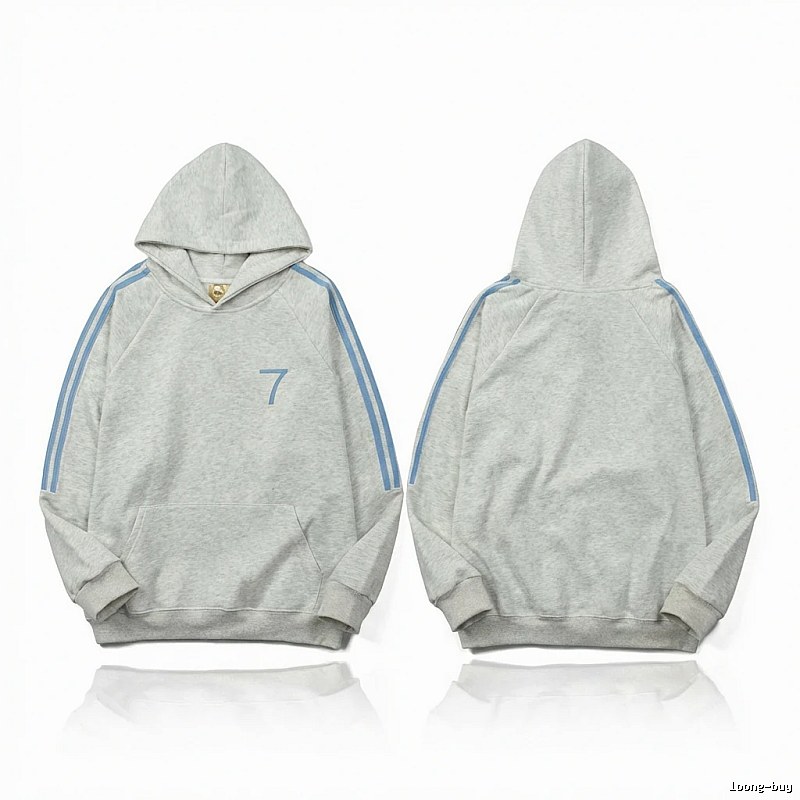 Adidas minimalist style grey hoodie