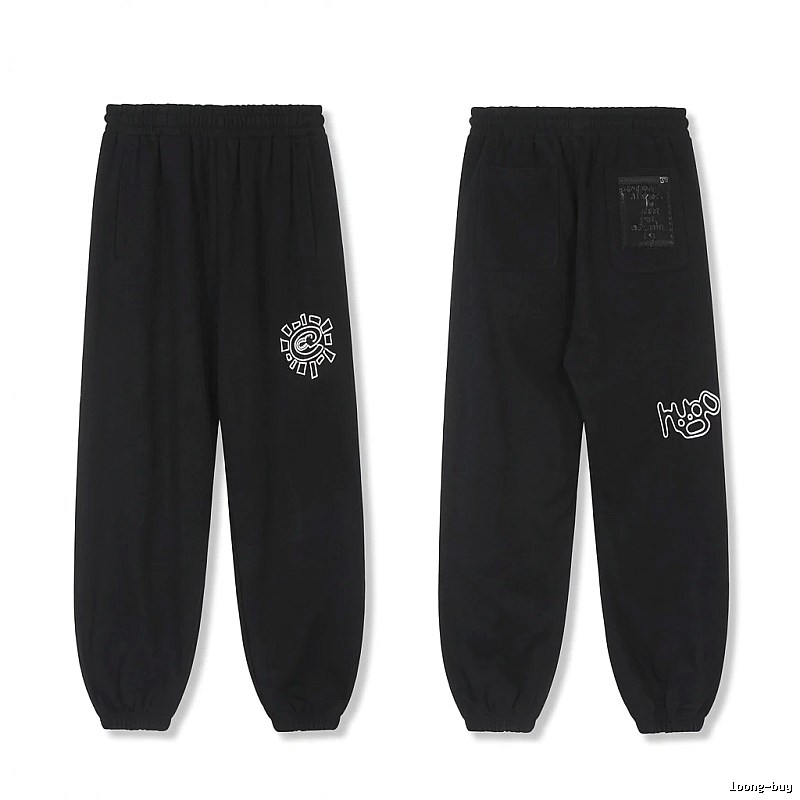 ADWYSD Printed Trendy Black Pants