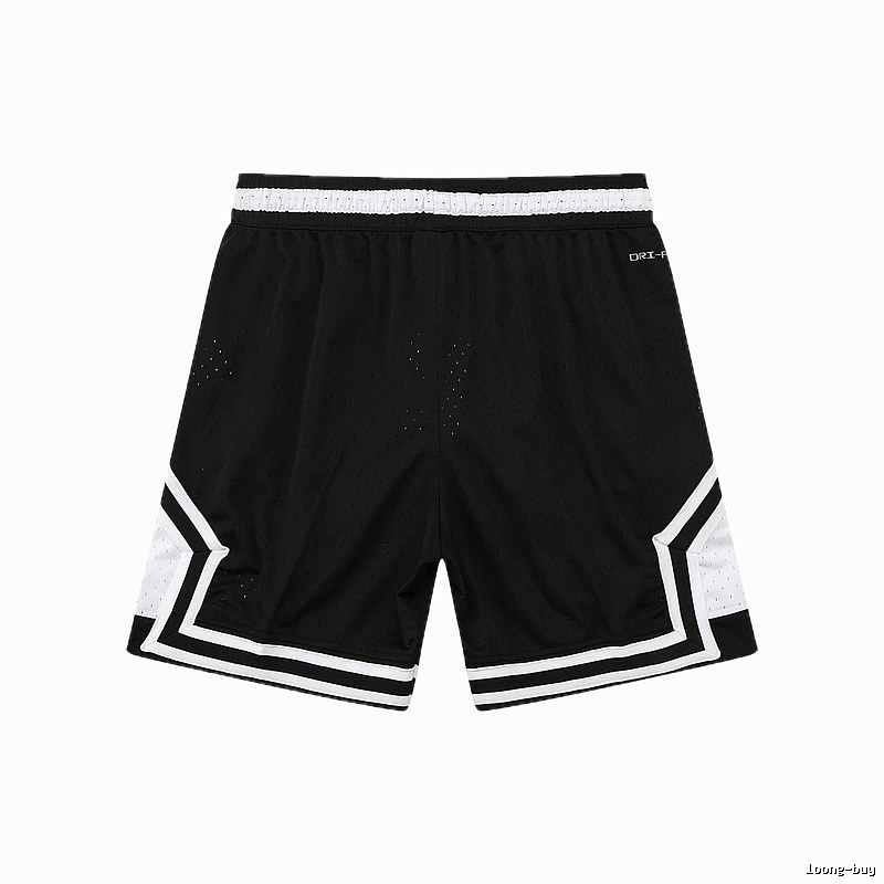 AJ Sporty Black and White Shorts