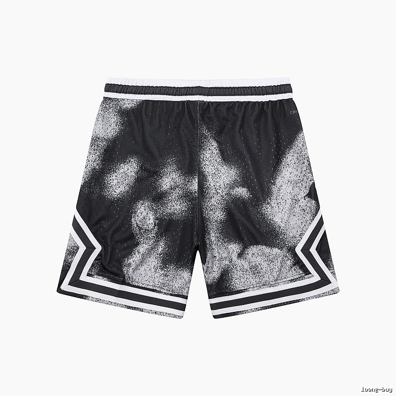 AJ Spray Painting Style Black Shorts