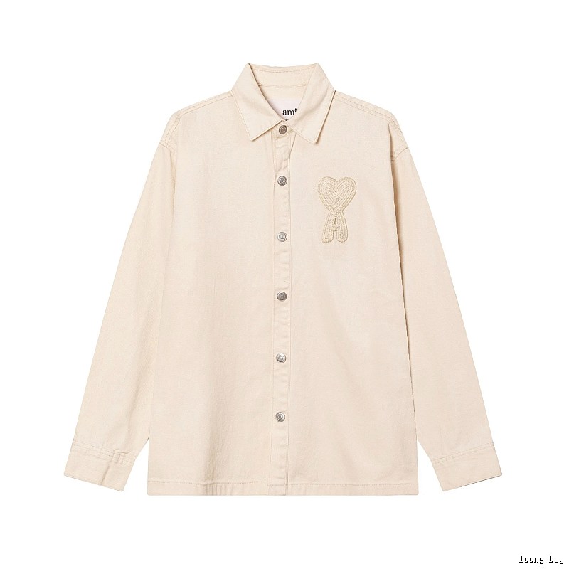 AMI Embroidered Love Style Shirt