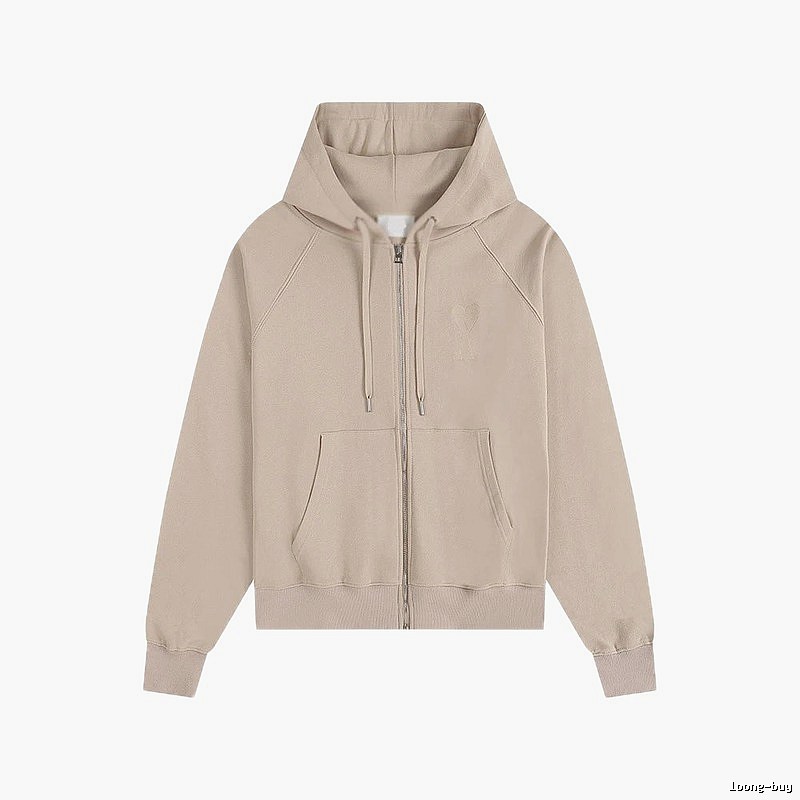 AMI Extremely Complex Style Beige Hoodie