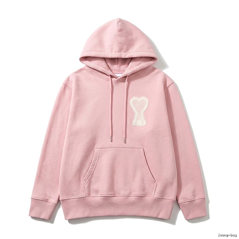 AMI Love Pink Hoodie