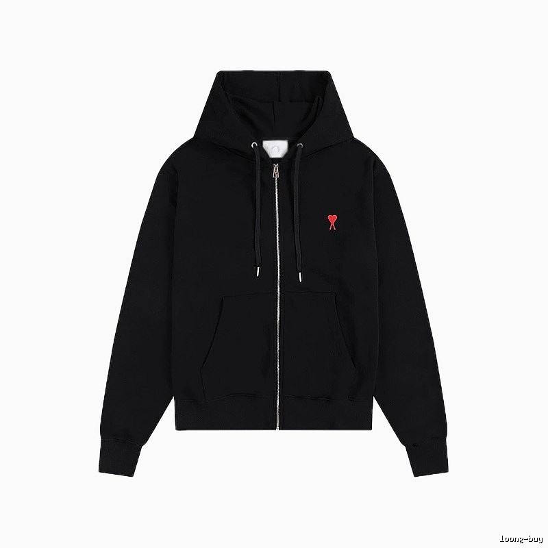 AMI Love Trend Brand Black Hoodie