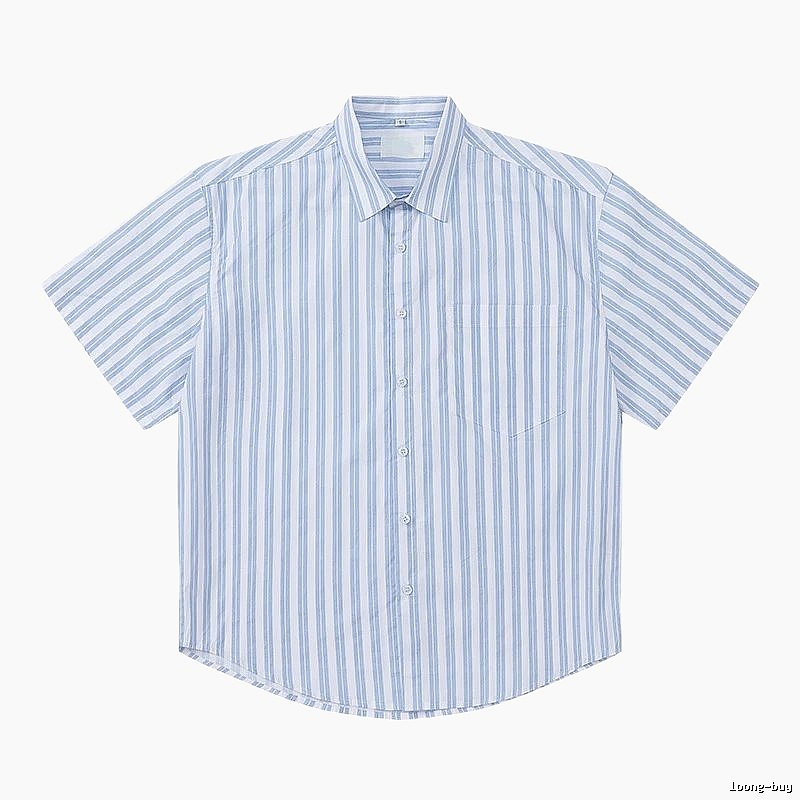 AMI Stripe Minimalist Style Shirt