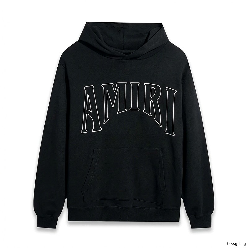 AMIRI Alphabet Style Black Sweatshirt