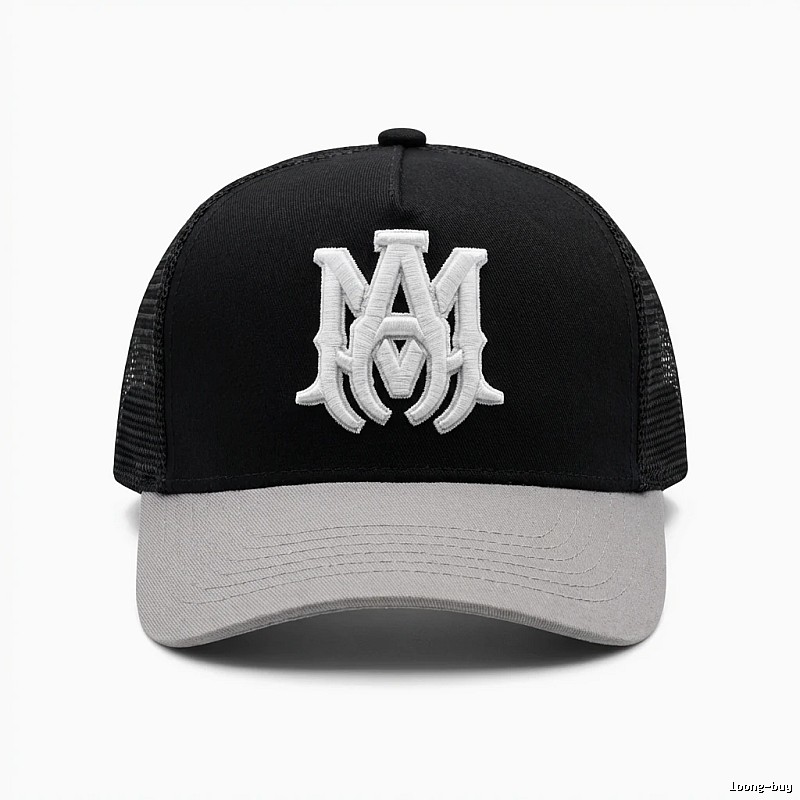 AMIRI Embroidered Trendy and Cool Black Hat