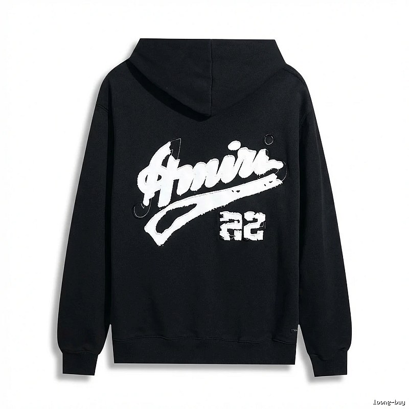 AMIRI Graffiti Style Black Hoodie