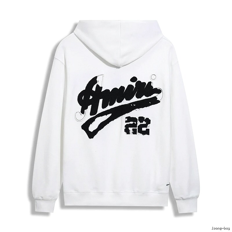AMIRI Graffiti Style White Sweatshirt
