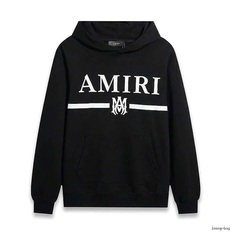 AMIRI Letter Print Black Sweatshirt