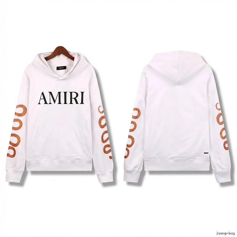 AMIRI letter - printed white sweatshirt