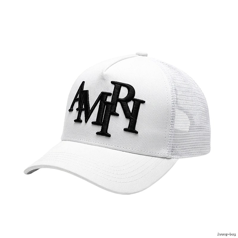 AMIRI Letter Style White Cap