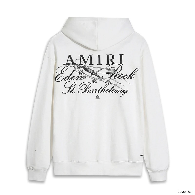 AMIRI Printed Casual White Sweatshirt