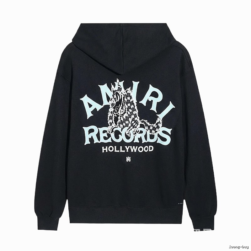 AMIRI Records Black Tide Cool Sweatshirt