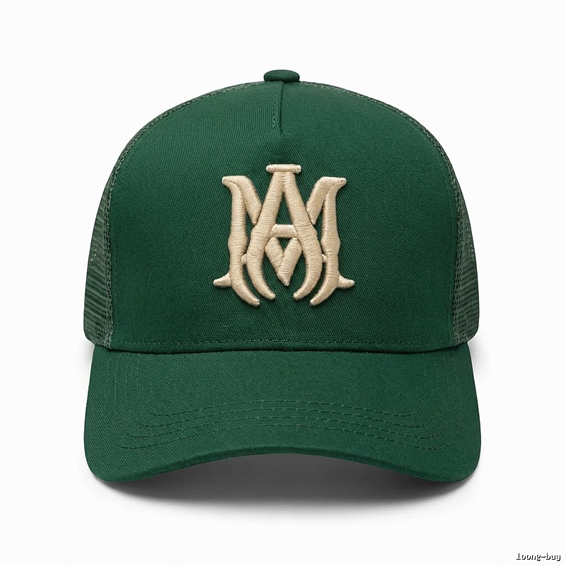 AMIRI Retro Style Dark Green Hat