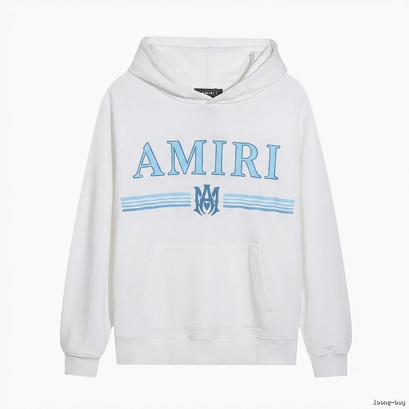 AMIRI simple style white hoodie