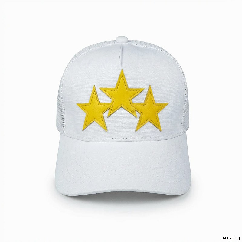 AMIRI Starry Trendy Cool Style White Hat