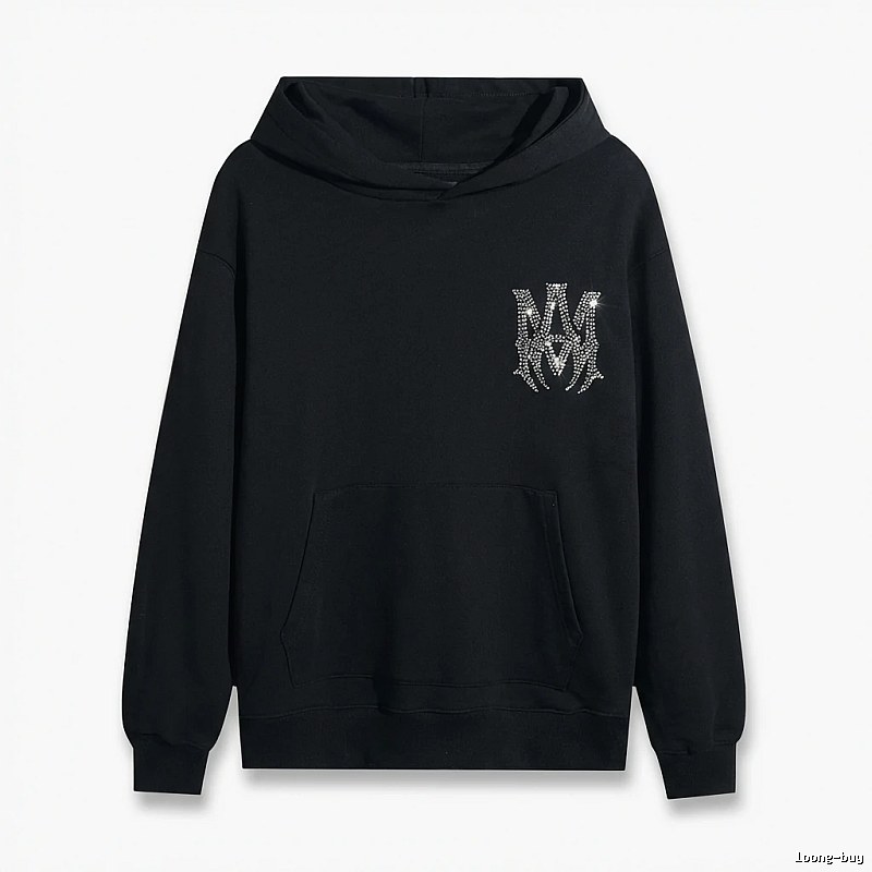 AMIRI's trendy and cool black hoodie