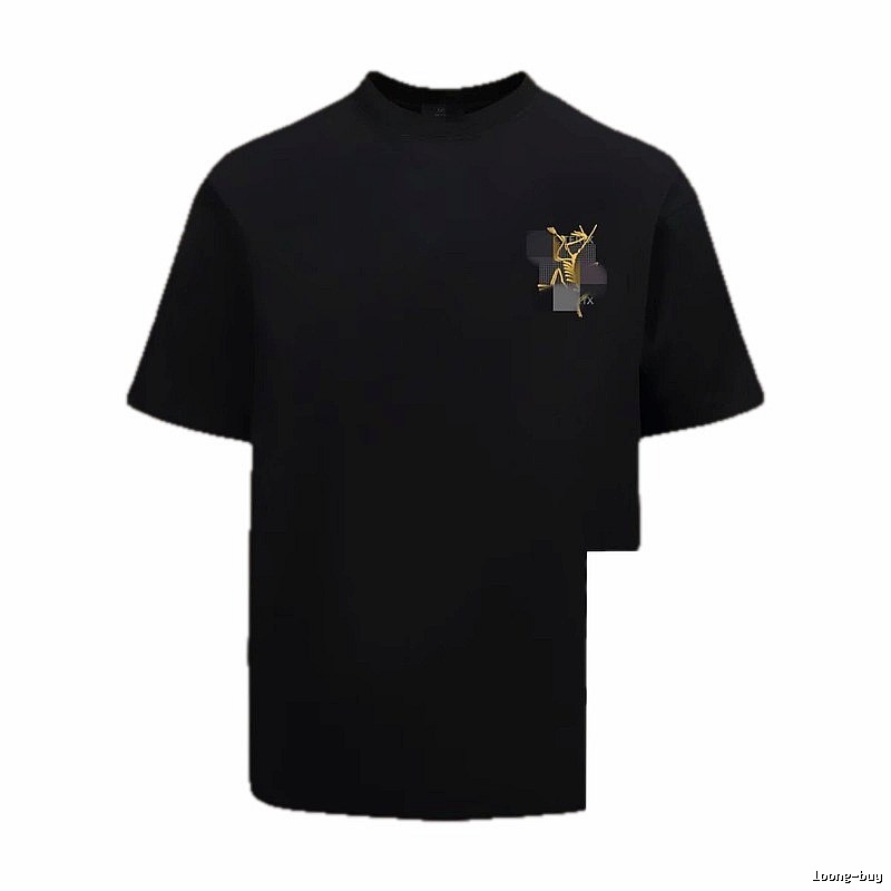 Arc'teryx Printed Functional Style Black Short Sleeve T-Shirt