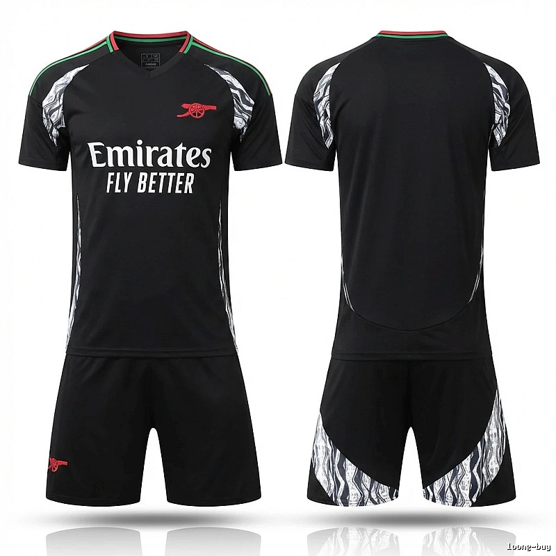 Arsenal retro-style black jersey