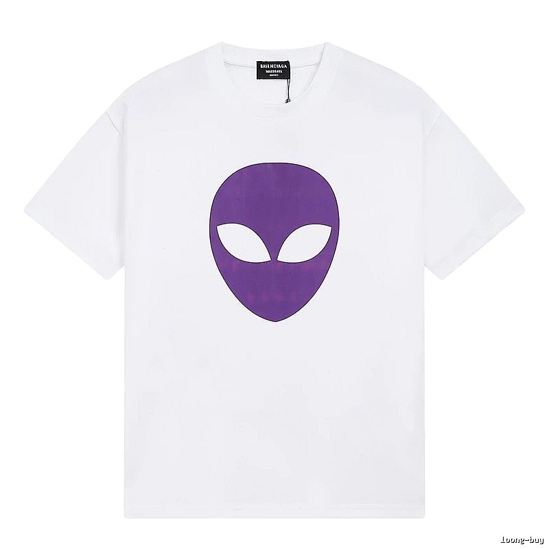 Balenciaga Alien Print White T-shirt