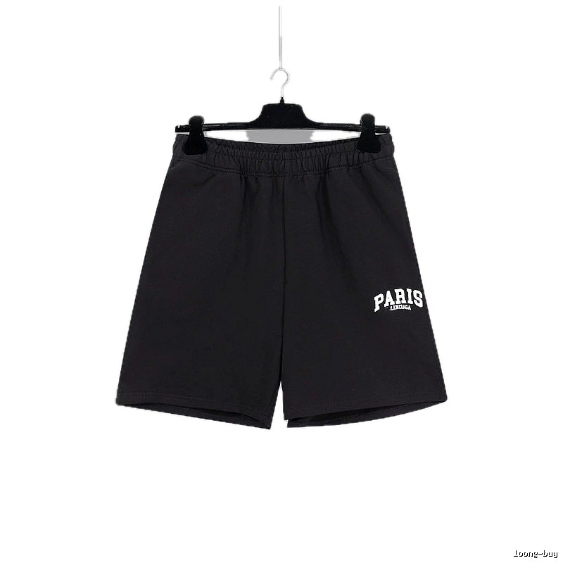 Balenciaga casual style black shorts