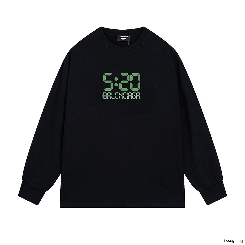 Balenciaga digital style black sweatshirt