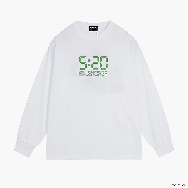 Balenciaga digital-style white T-shirt
