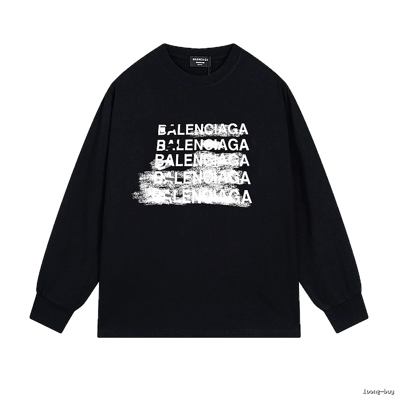 Balenciaga graffiti-style black T-shirt