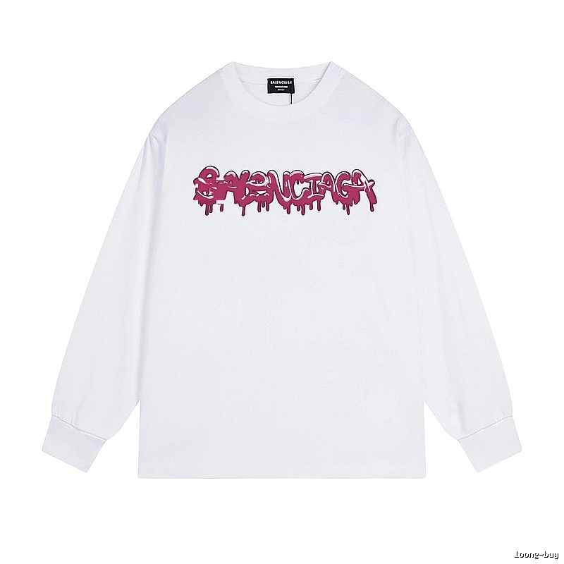 Balenciaga graffiti-style white T-shirt