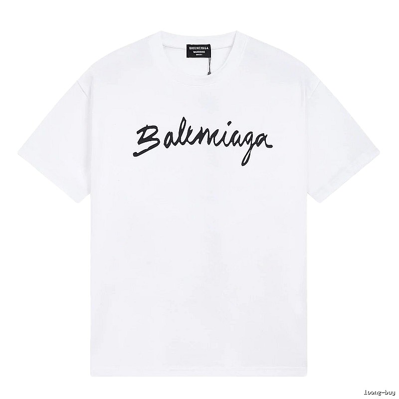 Balenciaga letter simple white T-shirt