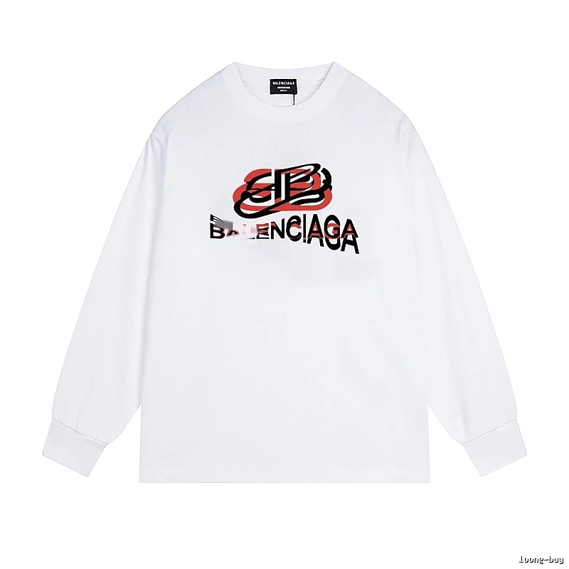 Balenciaga letter white sweatshirt