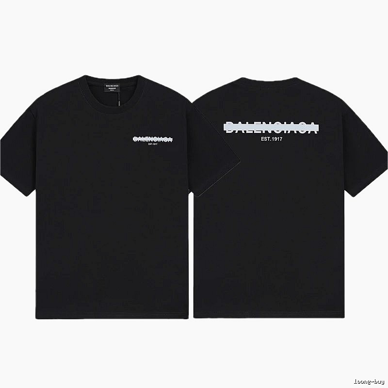 Balenciaga LOGO Printed Street Style Black T-shirt