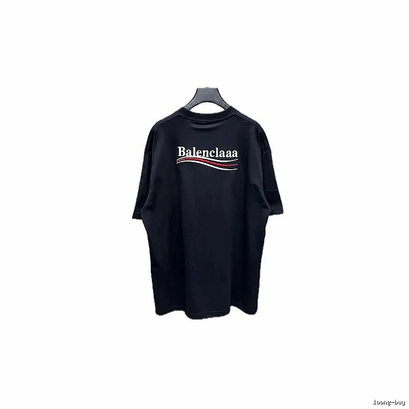 Balenciaga minimalist style black T-shirt