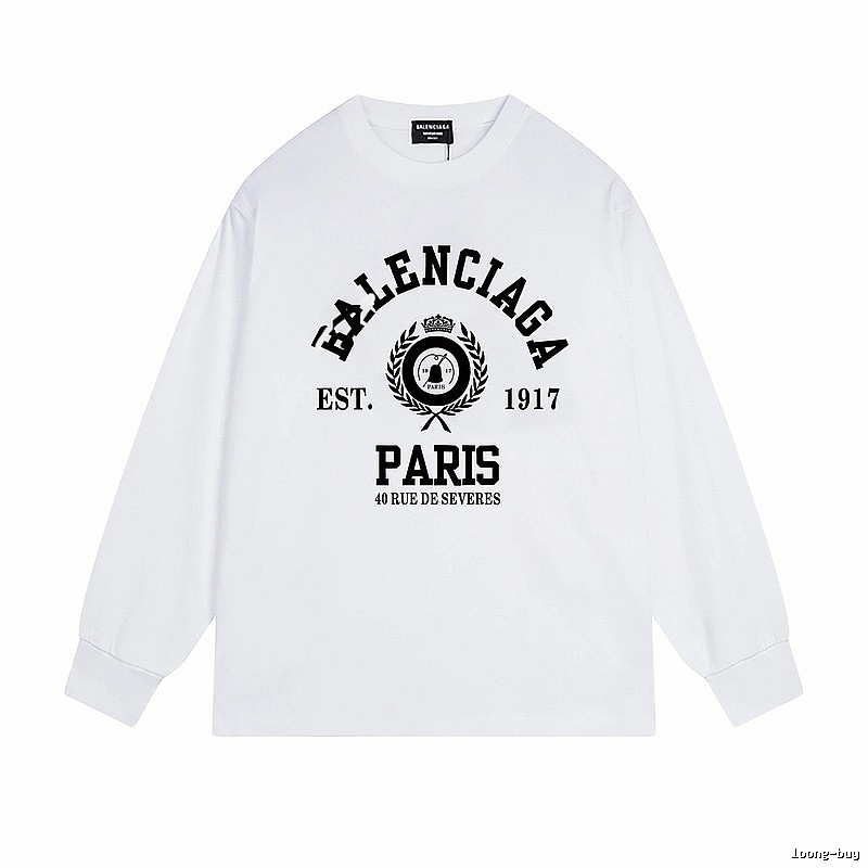 Balenciaga retro-style white T-shirt