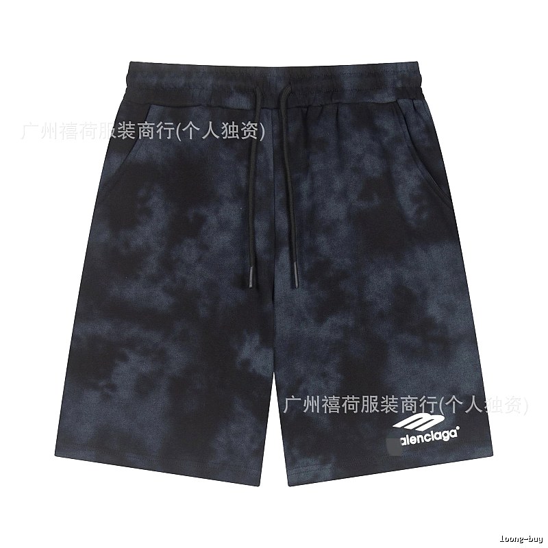 Balenciaga tie-dye style shorts