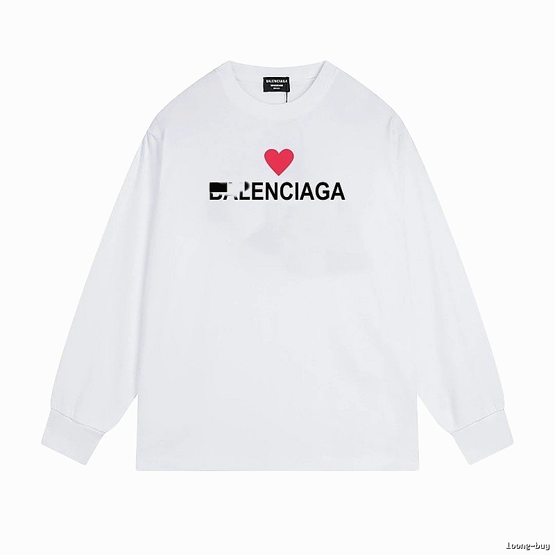 Balenciaga's simple white T-shirt with a heart design.