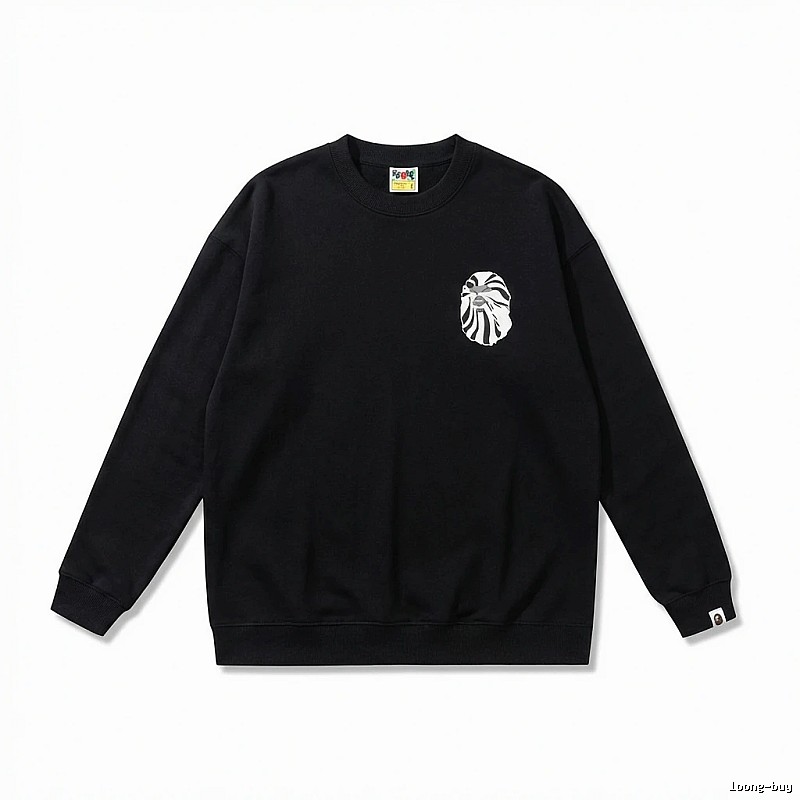 Bape Ape Head Casual Black Sweatshirt