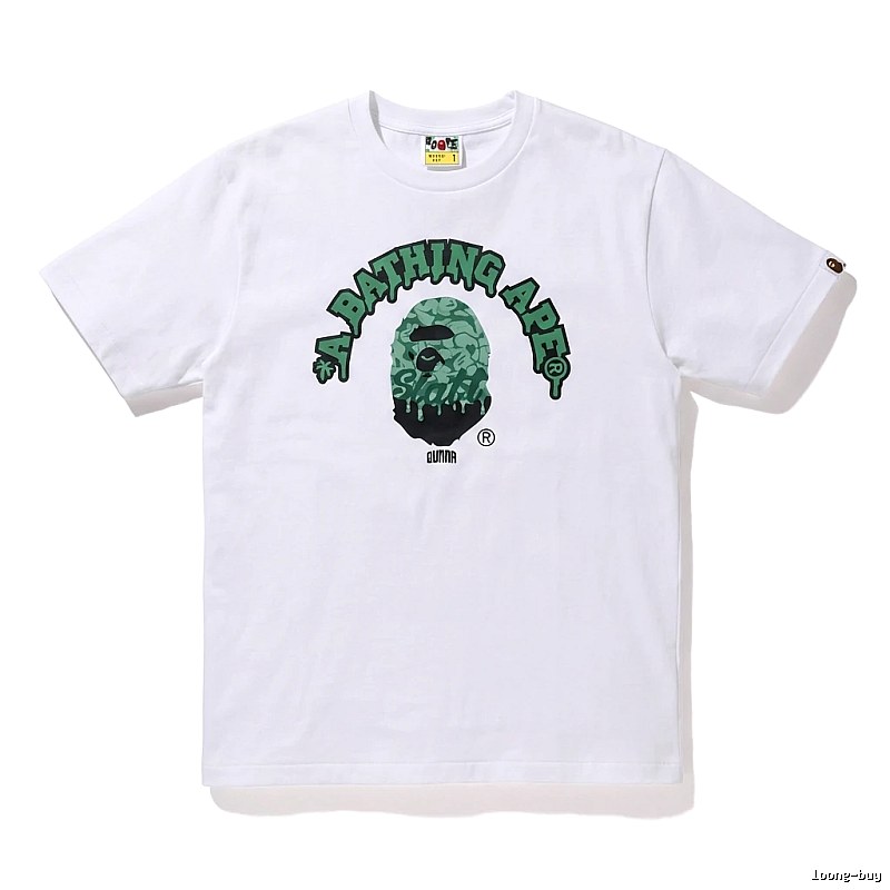 Bape Ape Head Cool White T-shirt in Streetwear Style