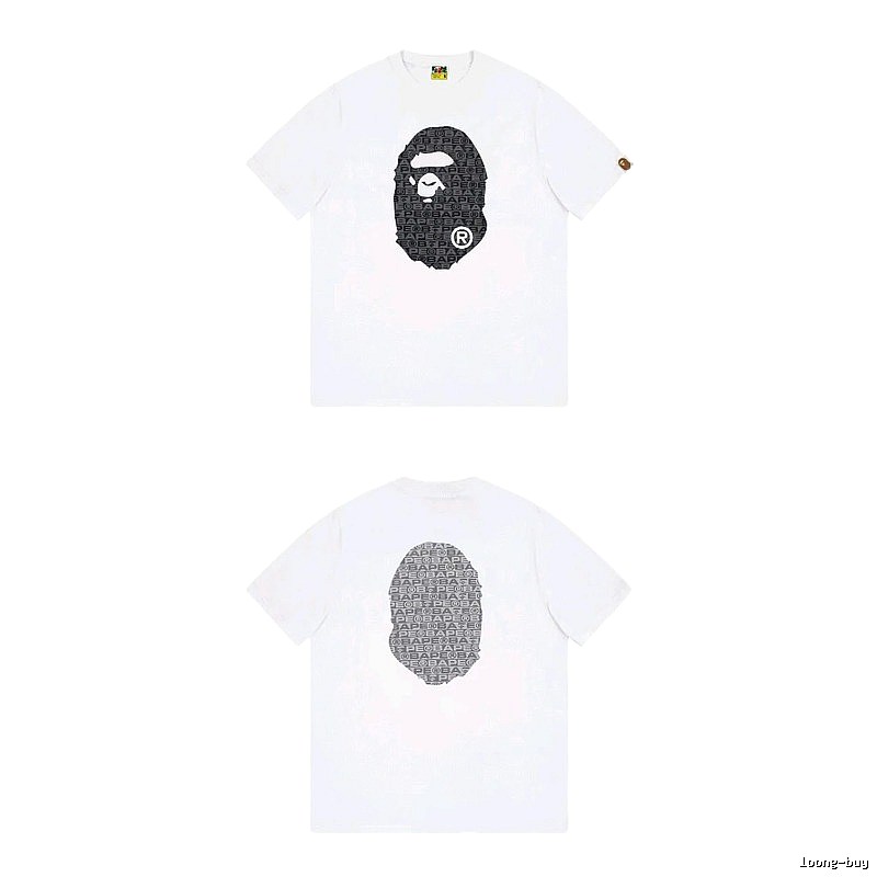 Bape Ape Head Simple White T-shirt