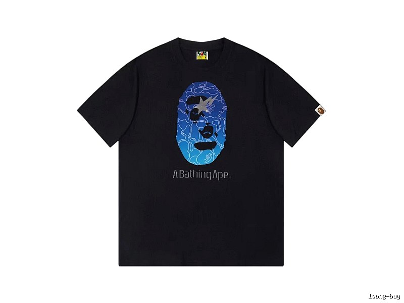 Bape Ape Head Trendy Cool Black T-shirt