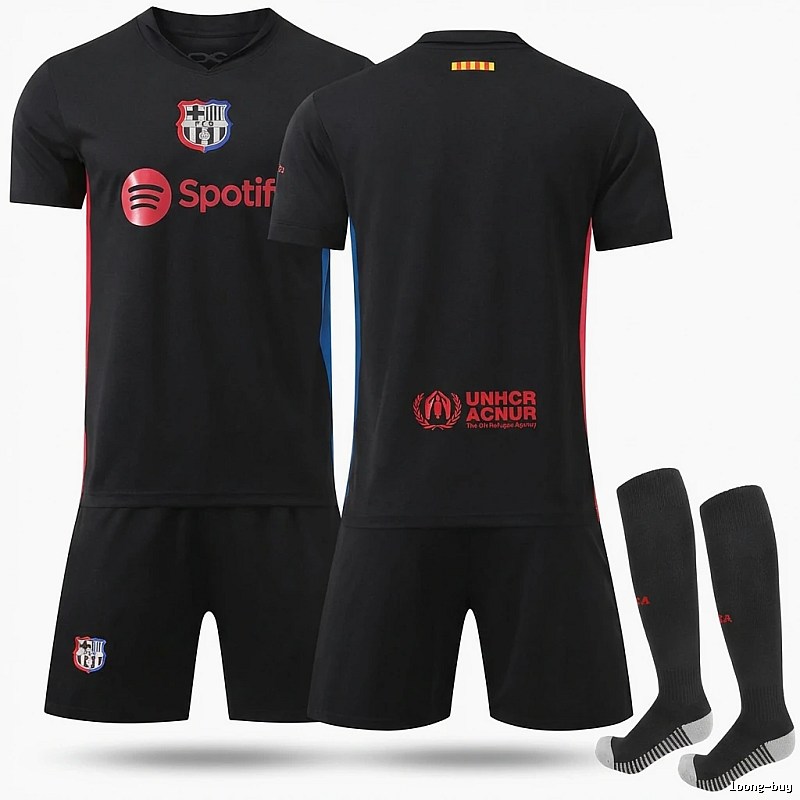 Barcelona trendy cool black jersey suit