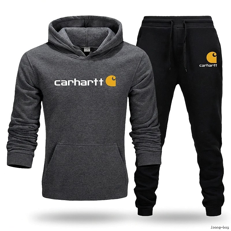 Carhartt basic gray hooded suit