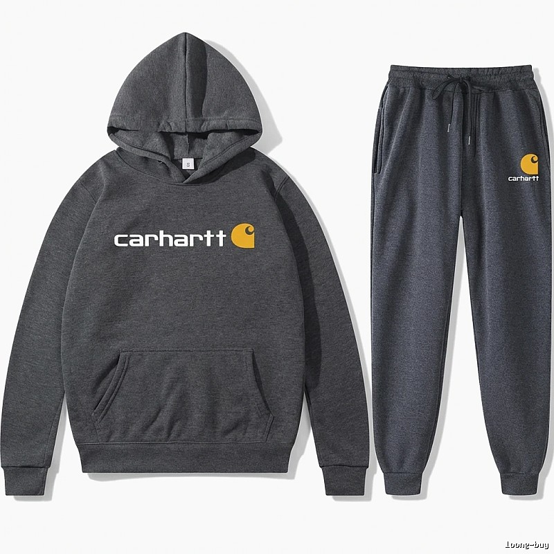 Carhartt basic gray sweatshirt suit