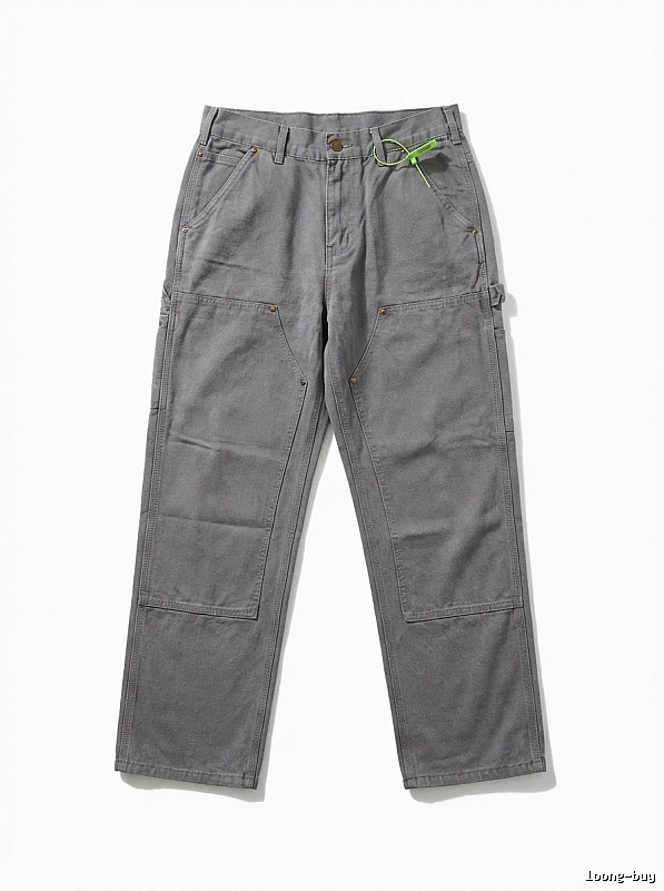 Carhartt workwear style cement gray long pants