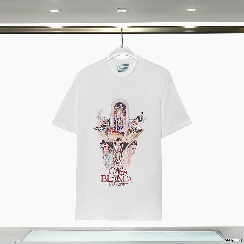 Casablanca Grand Prix Printed White T-shirt