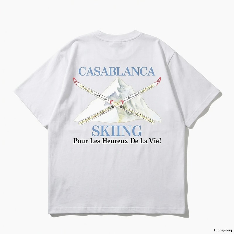 Casablanca Ski Style White T-shirt