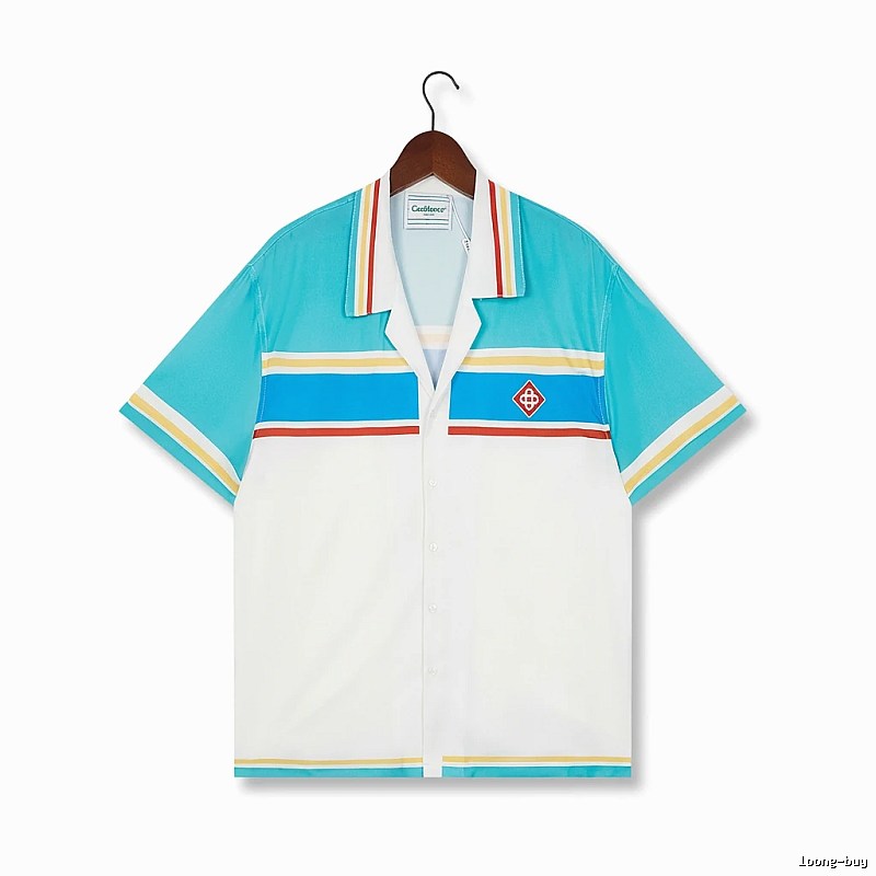 Casablanca striped retro-style shirt